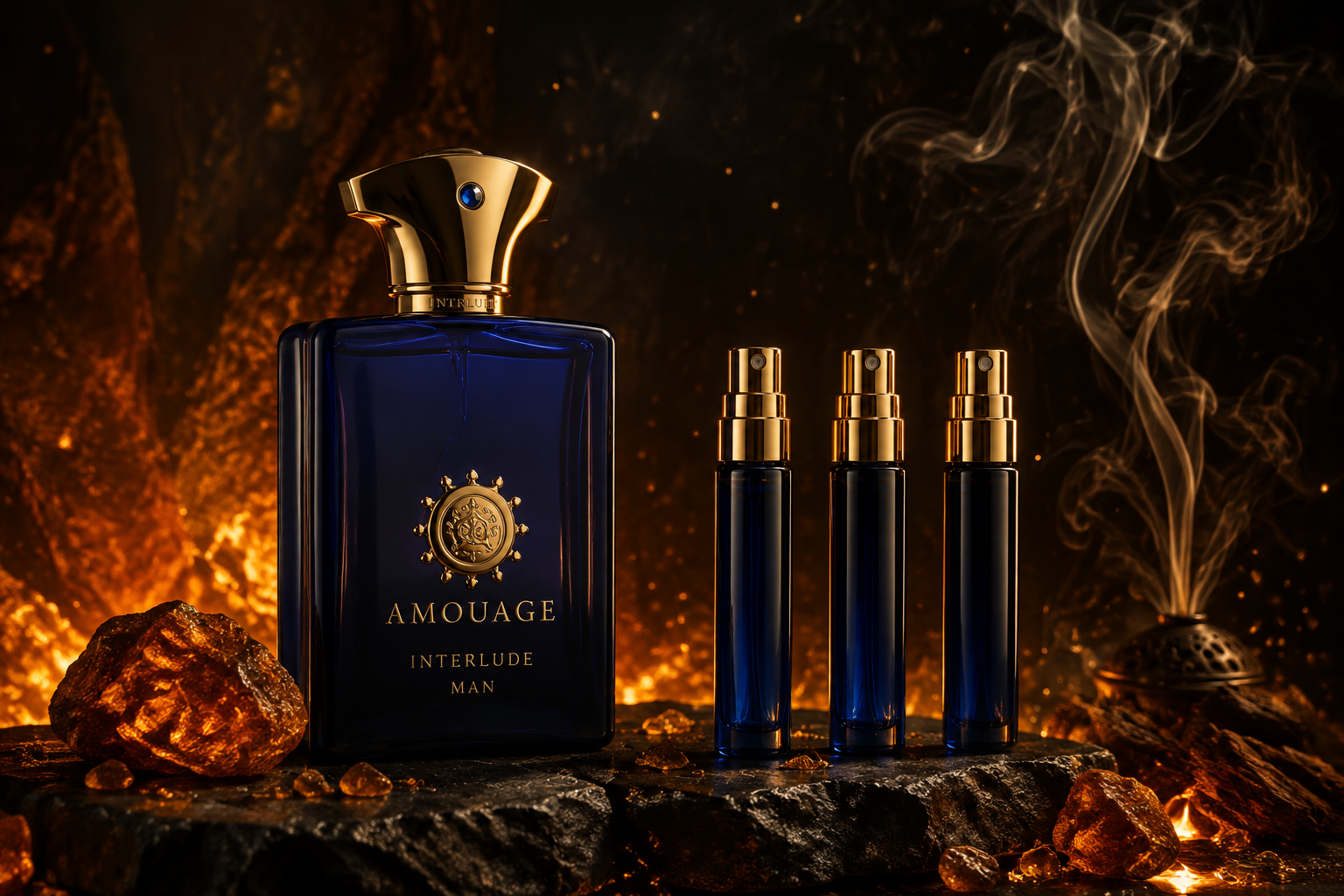 عطر ادکلن گرمی و روغنی امواج اینترلود اورجینال و اصل