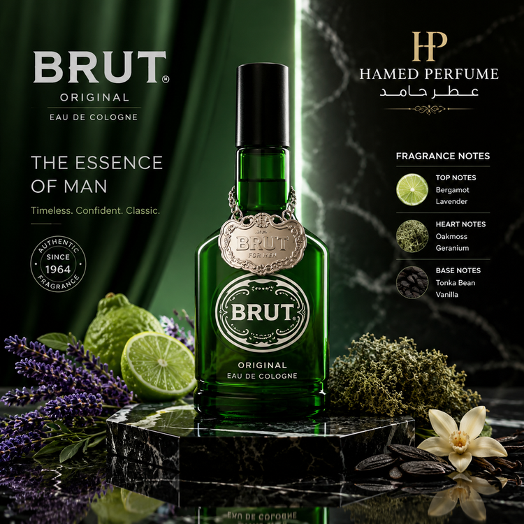 عطر بروت Brut Fabergé لوزی ۲۰ میل عطر حامد