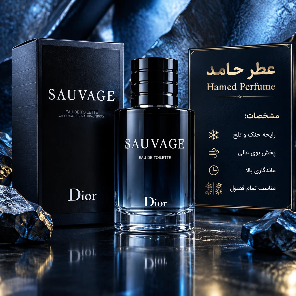 عطر ساواچ دیور ۵۰ میل Dior Sauvage لوزی اورجینال عطر حامد